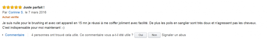 avis amazon babyliss as130e